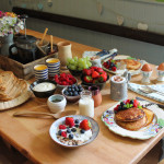 Breakfast at Freathy Farmhouse